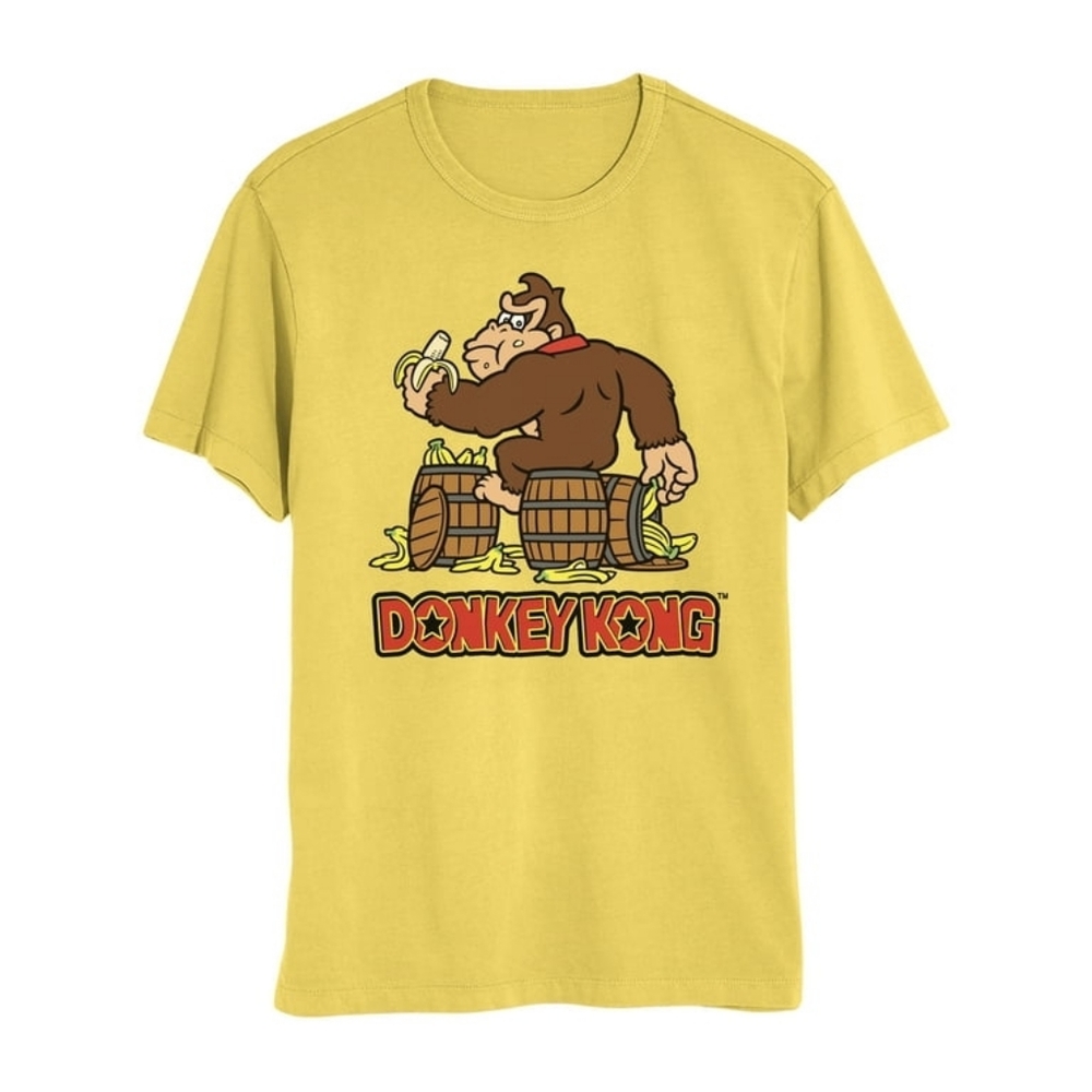 Isaac Morris Limited Donkey Kong Mens and Womens Short Sleeve T-Shirt, L